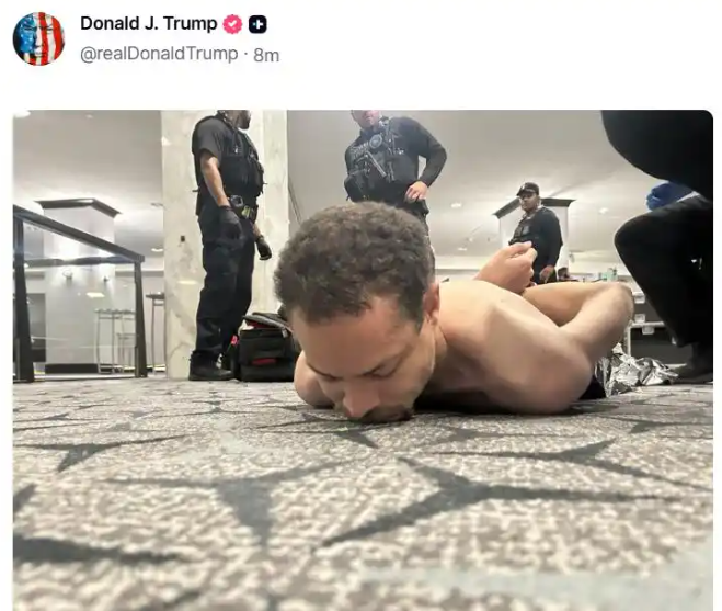 特朗普谈枪击事件：原以为托盘掉地上 否认袭击与伊朗战争有关